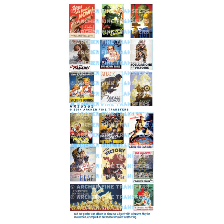Canadian propaganda posters 1:35