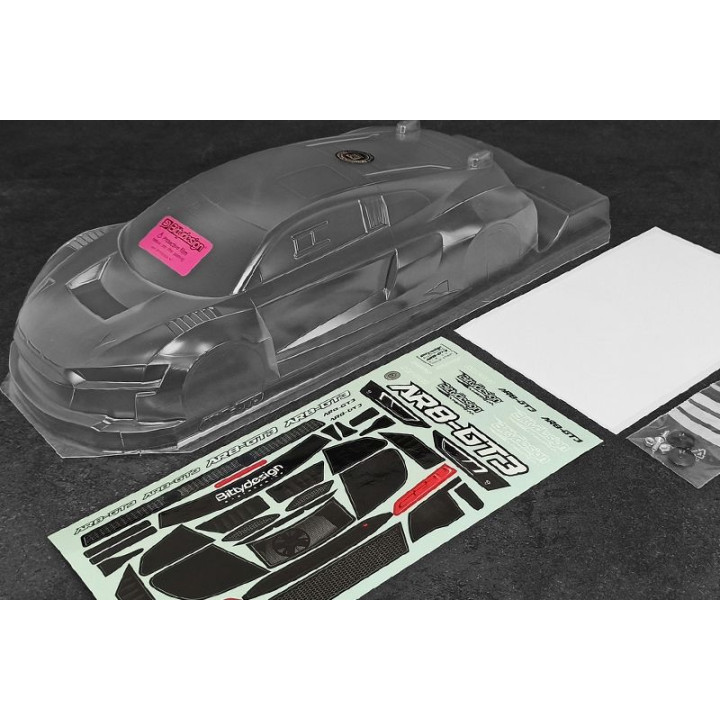 Karoserie čirá AR8-GT3 pro GT 1/12