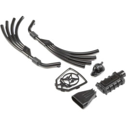 ECX 1.9 Barrage D: Motor, výfuk, chladič čierna