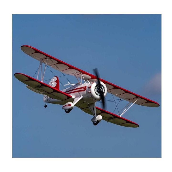E-flite Waco 0.55m SAFE Select BNF Basic bílé