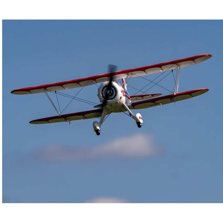 E-flite Waco 0.55m SAFE Select BNF Basic bílé
