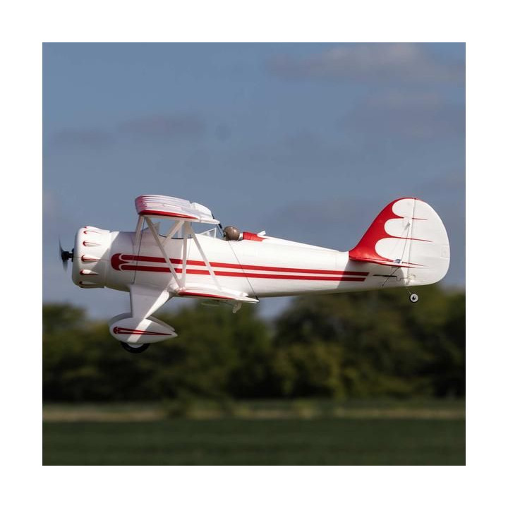 E-flite Waco 0.55m SAFE Select BNF Basic bílé