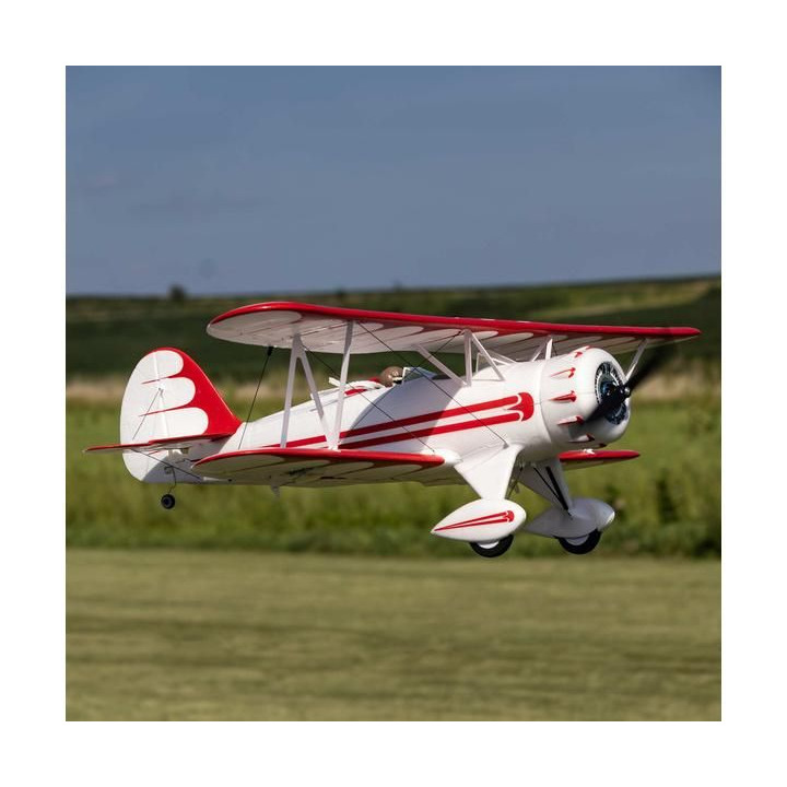 E-flite Waco 0.55m SAFE Select BNF Basic bílé