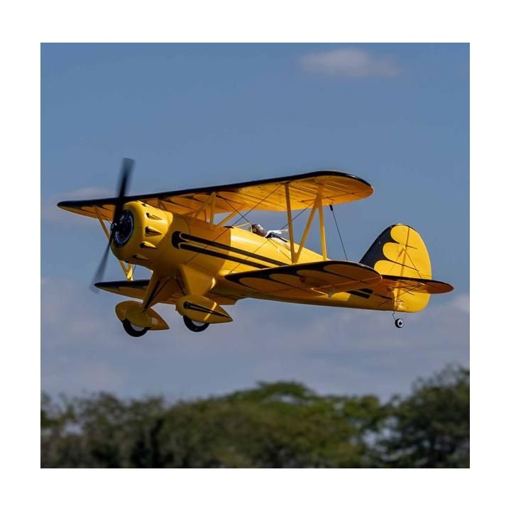 E-flite Waco 0.55m SAFE Select BNF Basic žluté