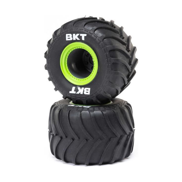 Losi kolo s pneu MT, badlock zelený(2): Mini LMT
