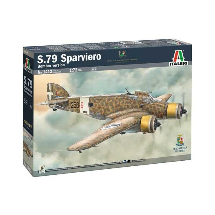 Model Kit letadlo 1412 - SM-79 Sparviero Bomber edition (1:72)