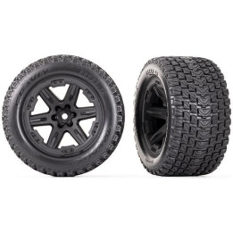 Traxxas kolo 2.8", disk RXT černý, pneu Gravix (2)