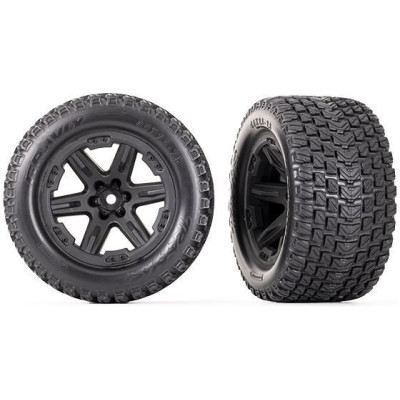 Traxxas kolo 2.8", disk RXT černý, pneu Gravix (2)