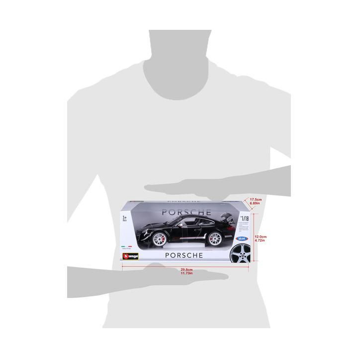 Bburago Plus Porsche 911 GT3 RS 4.0 1:18 černá