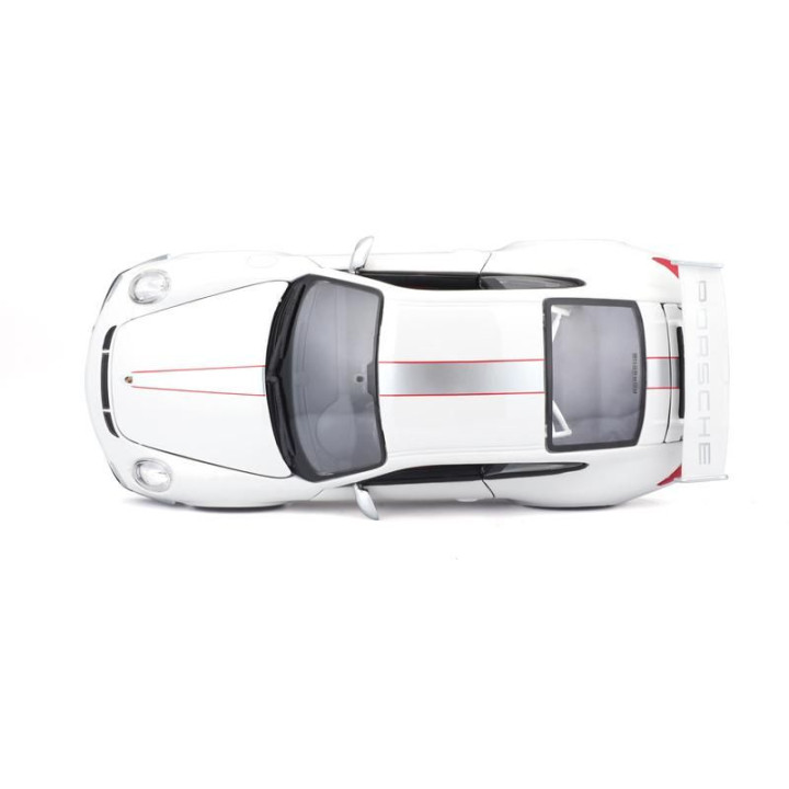 Bburago Plus Porsche 911 GT3 RS 4.0 1:18 bílá