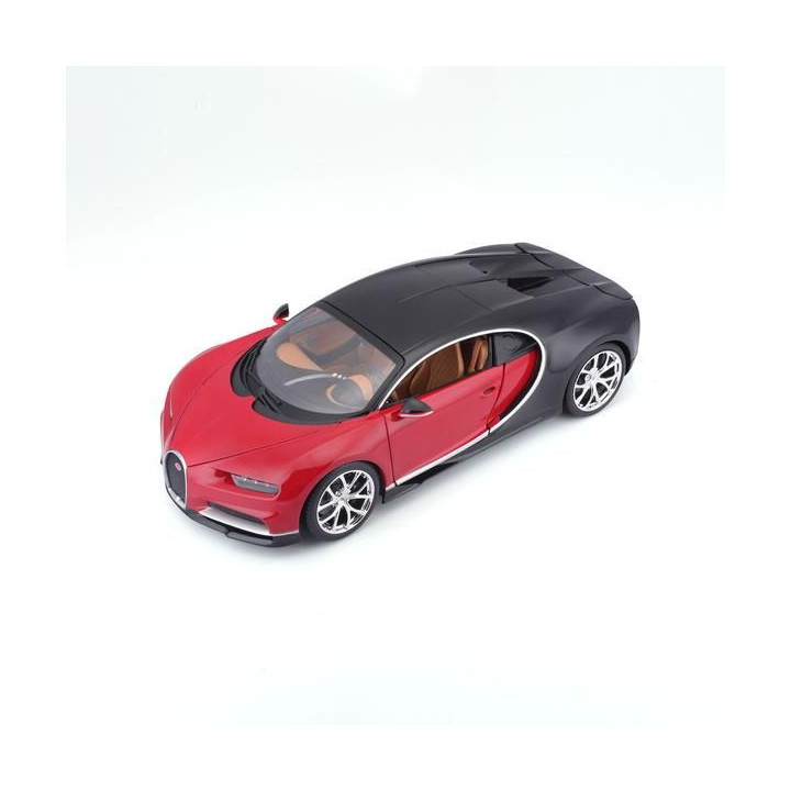Bburago Plus Bugatti Chiron 1:18 červená