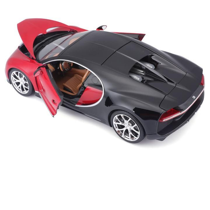 Bburago Plus Bugatti Chiron 1:18 červená