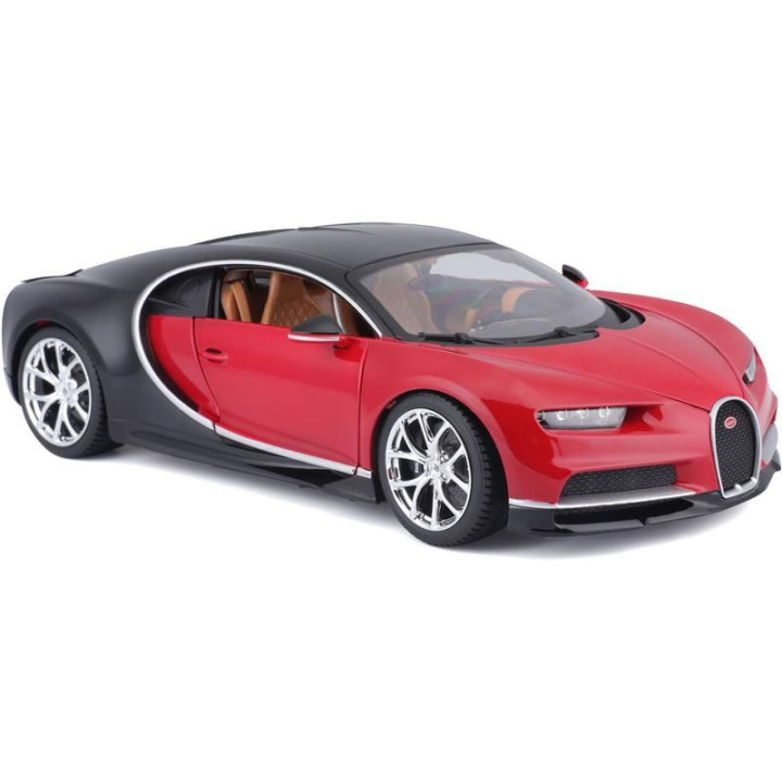 Bburago Plus Bugatti Chiron 1:18 červená