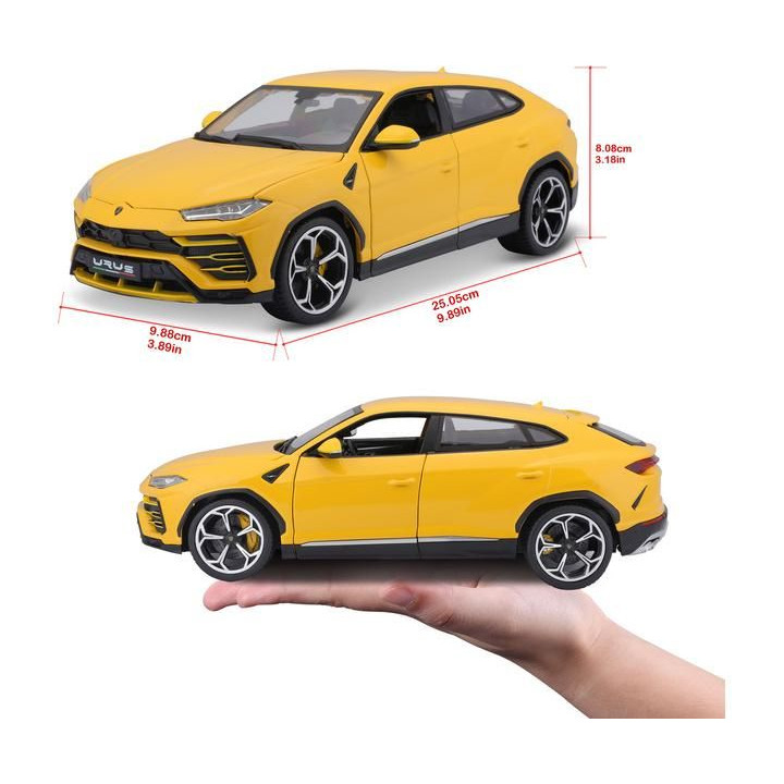 Bburago Plus Lamborghini Urus 1:18 žlutá