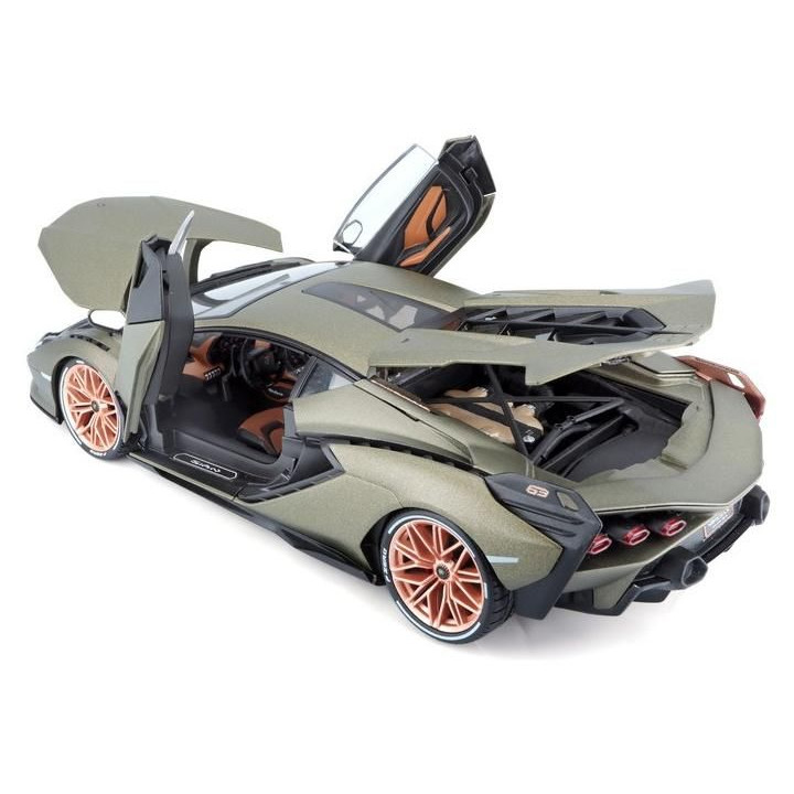 Bburago Lamborghini Sián FKP 37 1:18 zelená metalíza