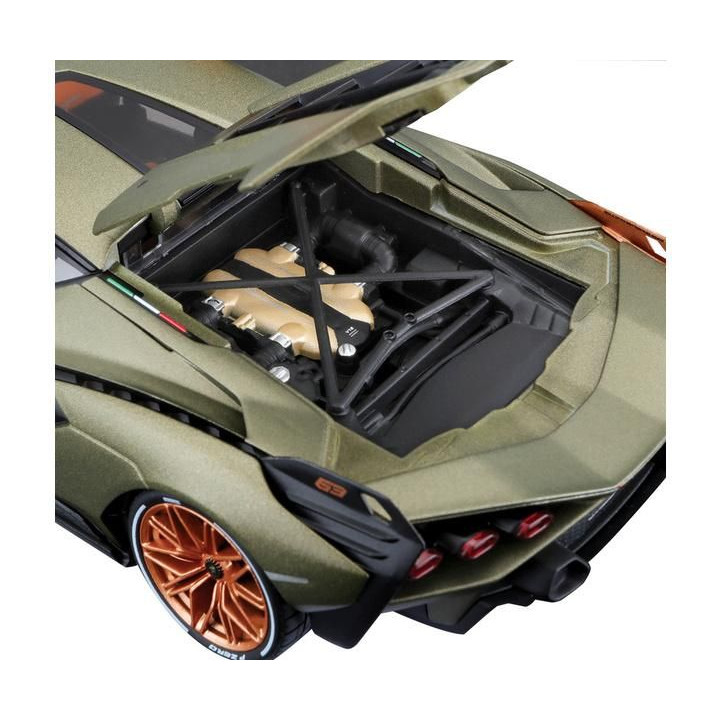 Bburago Lamborghini Sián FKP 37 1:18 zelená metalíza