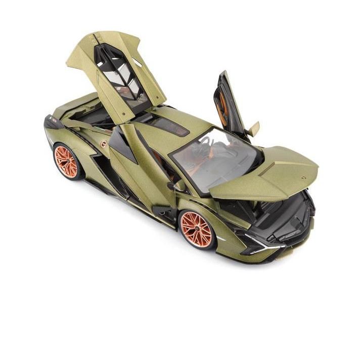 Bburago Lamborghini Sián FKP 37 1:18 zelená metalíza
