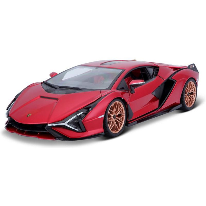 Bburago Lamborghini Sián FKP 37 1:18 červená