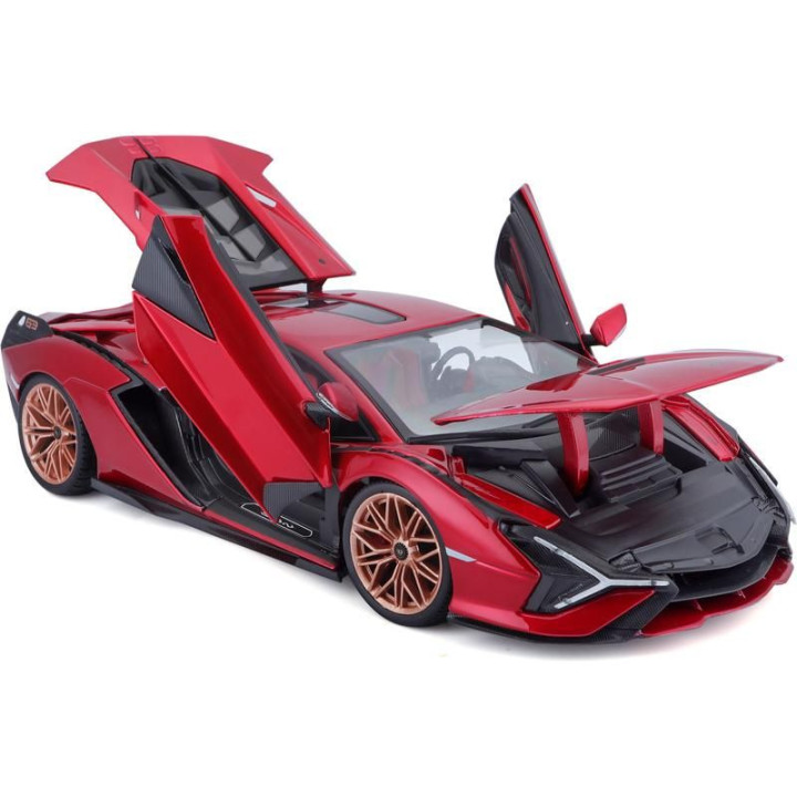 Bburago Lamborghini Sián FKP 37 1:18 červená