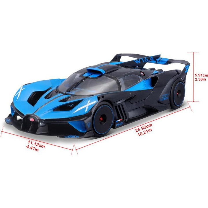 Bburago Bugatti Bolide 1:18 modrá