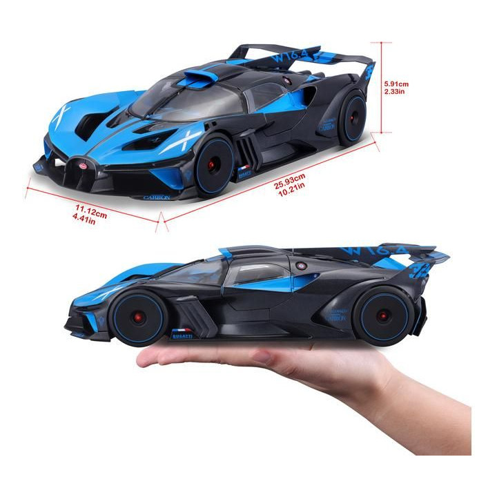 Bburago Bugatti Bolide 1:18 modrá