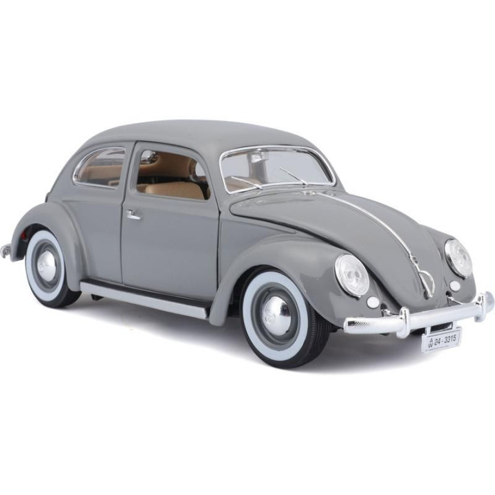 Bburago Volkswagen Käfer-Beetle 1955 1:18 stříbrná