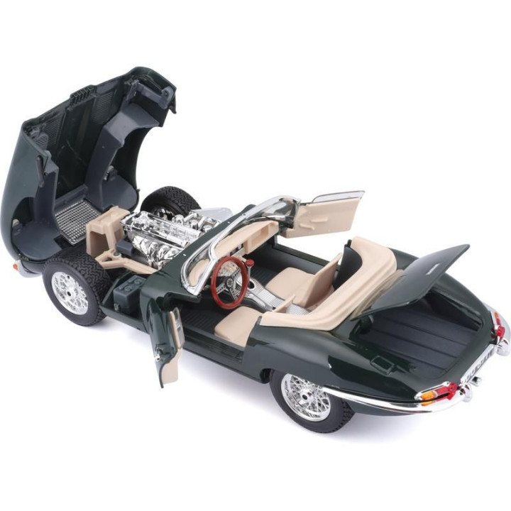 Bburago Jaguar E-type Cabriolet 1:18 zelená