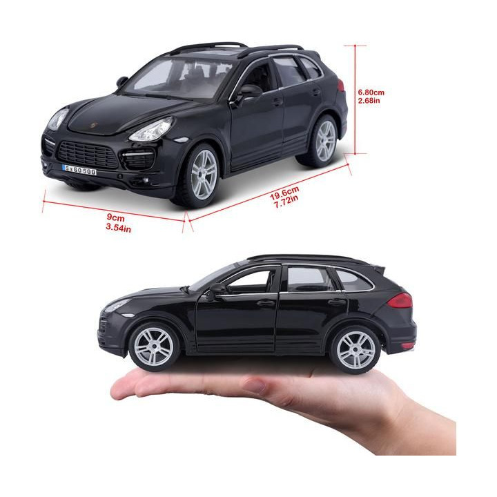 Bburago Plus Porsche Cayenne Turbo 1:24 černá