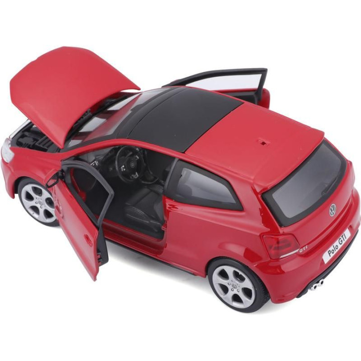 Bburago Plus VW Polo GTI Mark 5 1:24 červená