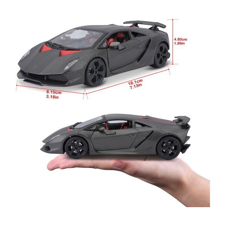 Bburago Plus Lamborghini Sesto Elemento 1:24 černá