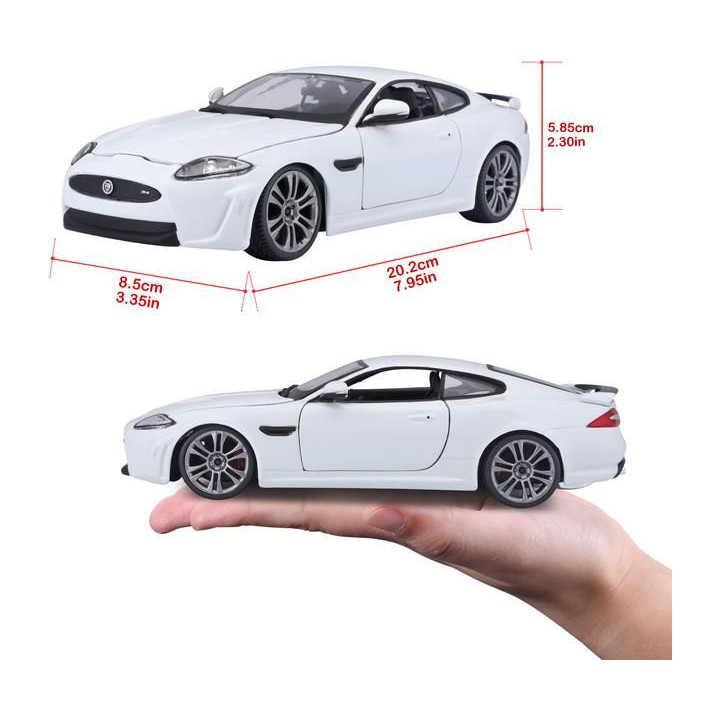 Bburago Plus Jaguar XKR-S 1:24 bílá