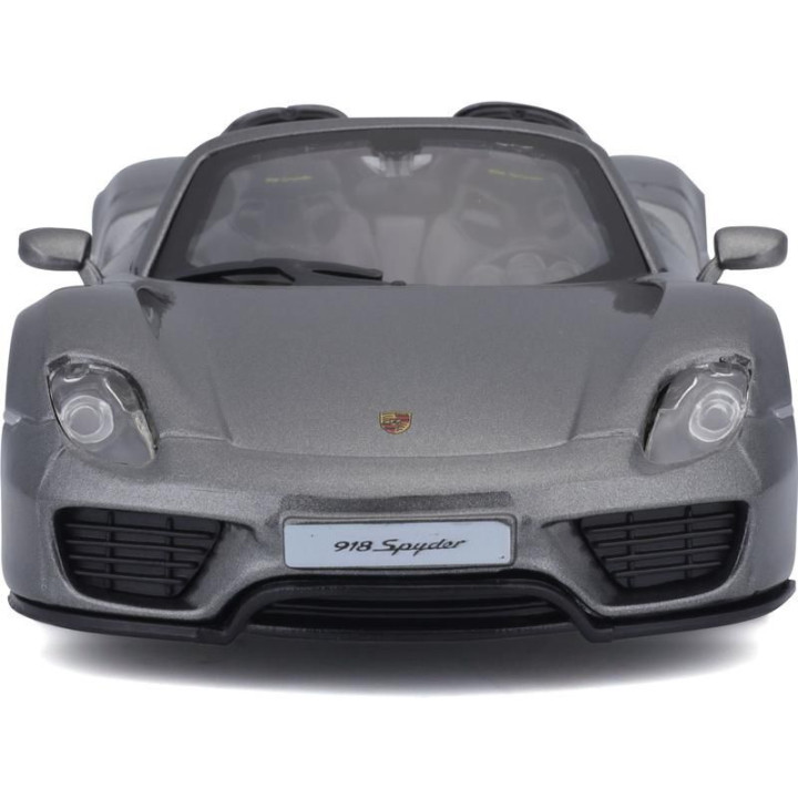 Bburago Plus Porsche 918 Spyder 1:24 stříbrná