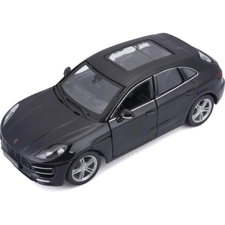 Bburago Plus Porsche Macan 1:24 černá metalíza