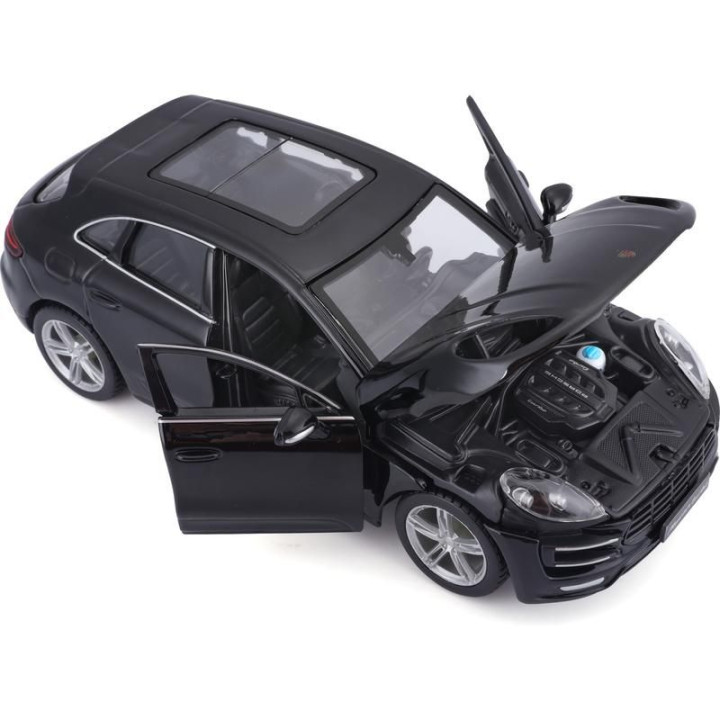 Bburago Plus Porsche Macan 1:24 černá metalíza