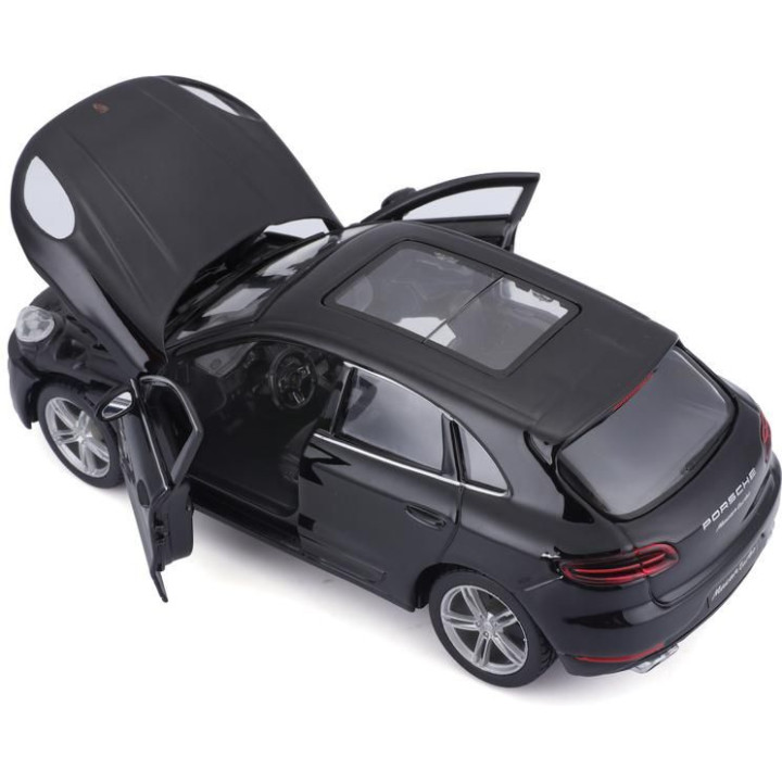 Bburago Plus Porsche Macan 1:24 černá metalíza