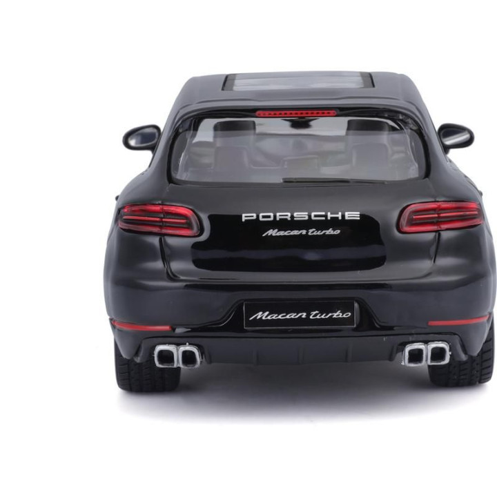 Bburago Plus Porsche Macan 1:24 černá metalíza