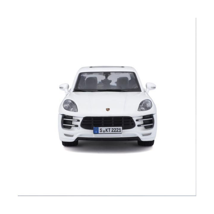 Bburago Plus Porsche Macan 1:24 bílá metalíza