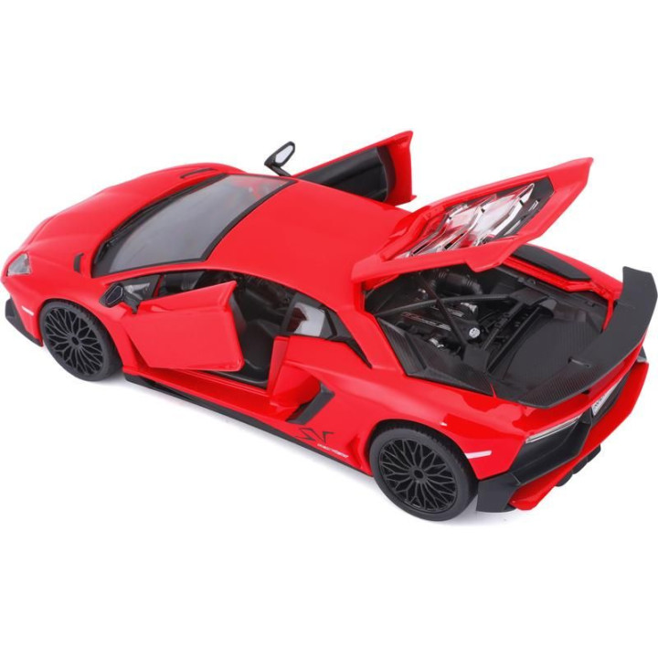 Bburago Lamborghini Aventador LP 750-4 SV 1:24 červená