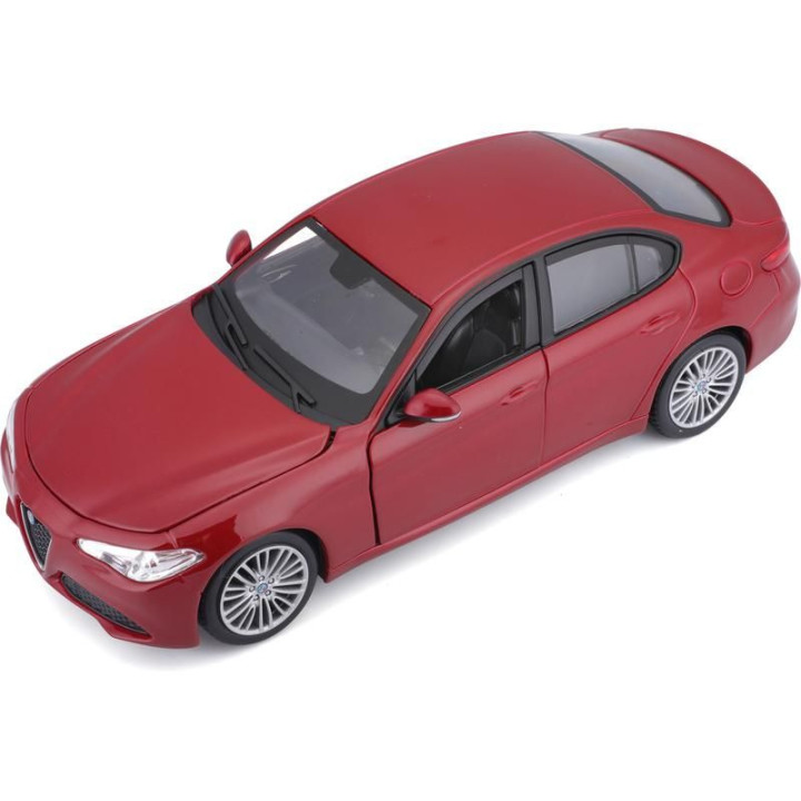 Bburago Alfa Romeo Giulia 2016 1:24 červená metalíza