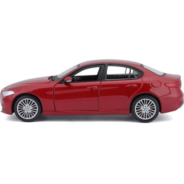 Bburago Alfa Romeo Giulia 2016 1:24 červená metalíza