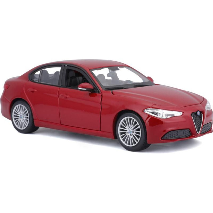 Bburago Alfa Romeo Giulia 2016 1:24 červená metalíza
