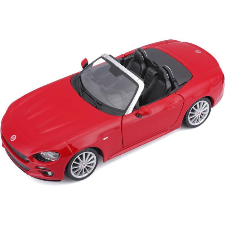 Bburago Plus Fiat 124 Spider 1:24 červená