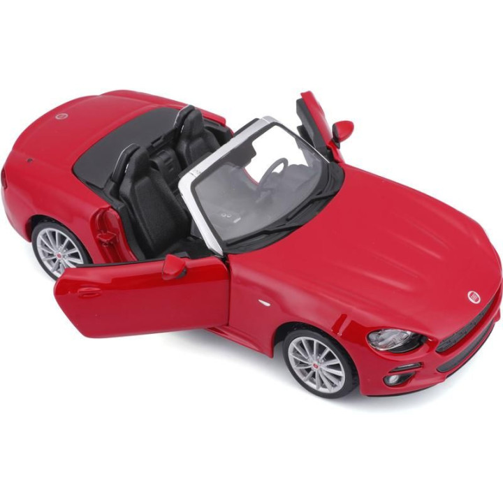 Bburago Plus Fiat 124 Spider 1:24 červená