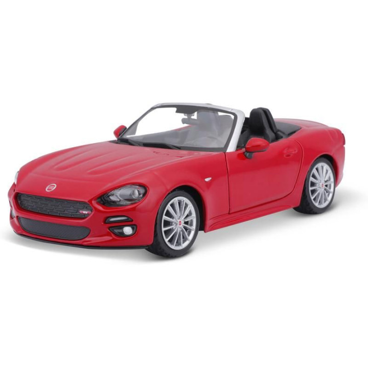 Bburago Plus Fiat 124 Spider 1:24 červená