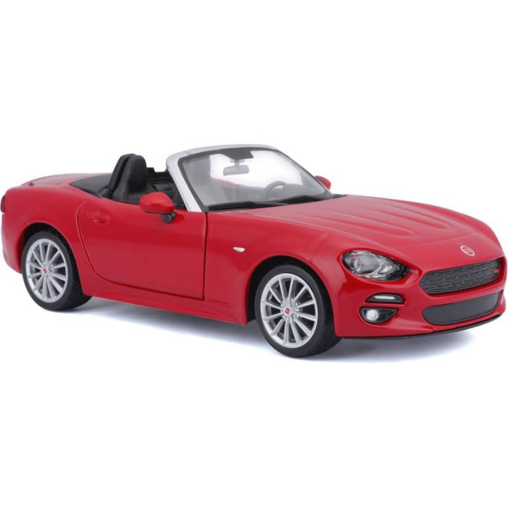 Bburago Plus Fiat 124 Spider 1:24 červená