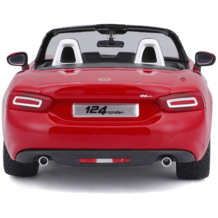 Bburago Plus Fiat 124 Spider 1:24 červená