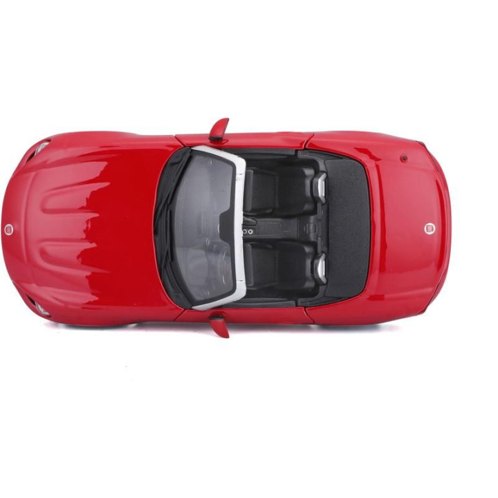Bburago Plus Fiat 124 Spider 1:24 červená