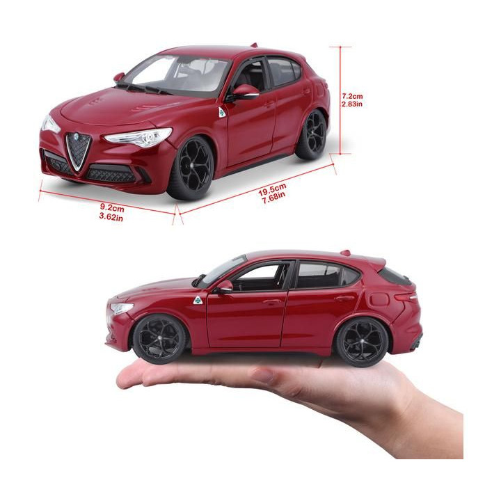 Bburago Alfa Romeo Stelvio 1:24 červená