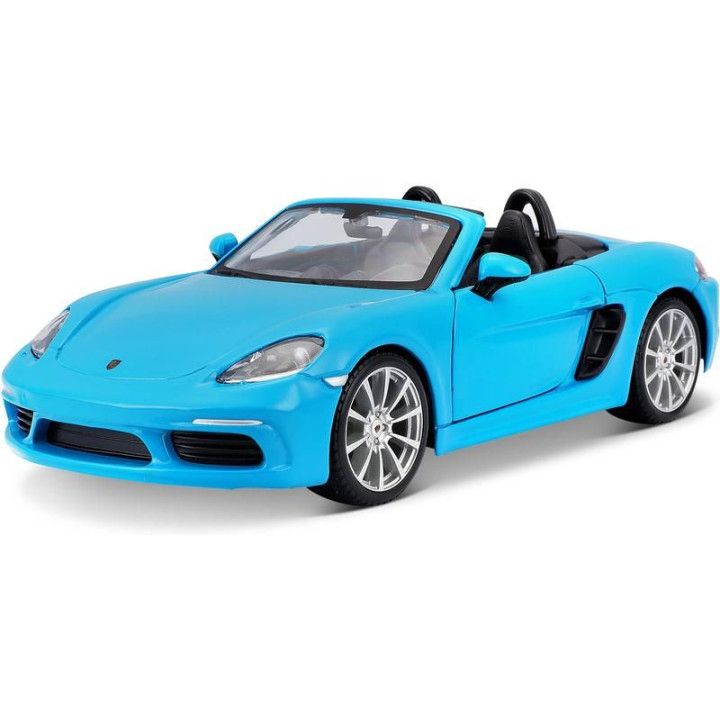 Bburago Porsche 718 Boxster 1:24 modrá