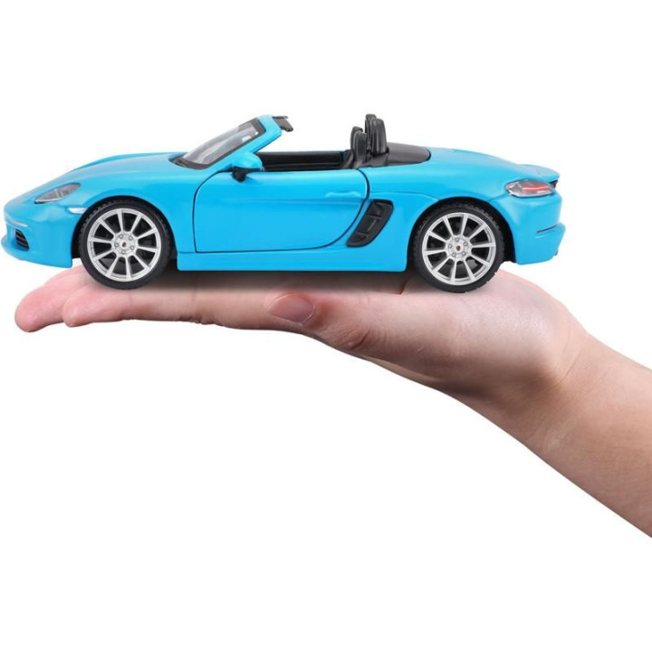 Bburago Porsche 718 Boxster 1:24 modrá
